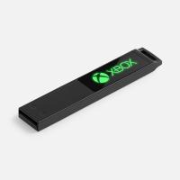 Флешка markBright Black с белой подсветкой