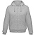Толстовка мужская Hooded Full Zip серый меланж